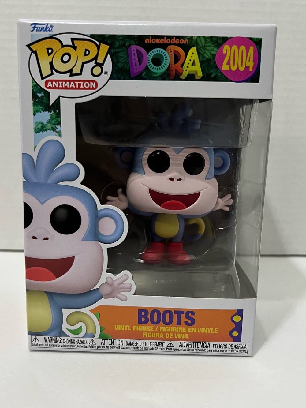 Funko Pop Animation #2004 Nickelodeon Dora- Boots Vinyl Figure New In Box